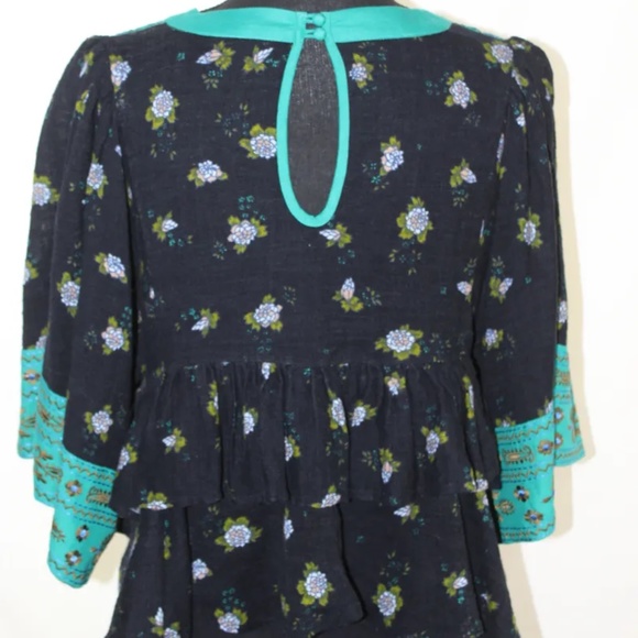 Gently Used/Loved Free People Kissed By the Sun Crop High-Low Top, XS - Picture 4 of 10